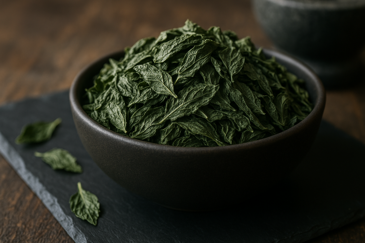 Dehydrated Basil Leaves