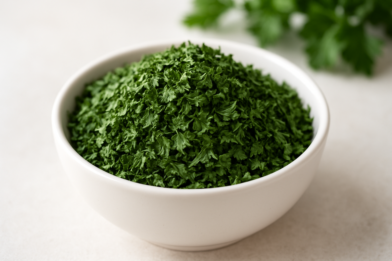 Dehydrated Parsley Leaves